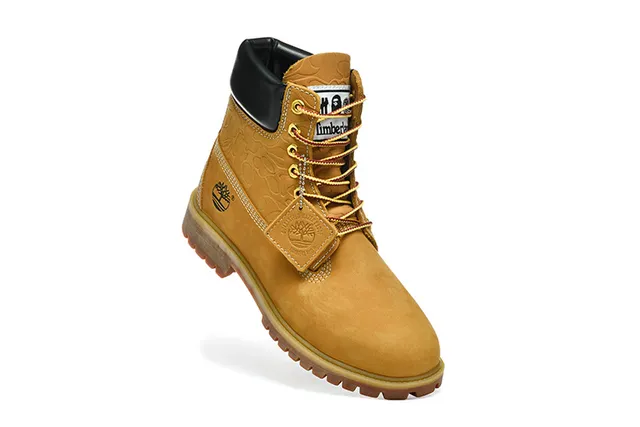 Timberland Premium 6-Inch Tan Nubuck Work Boots 6