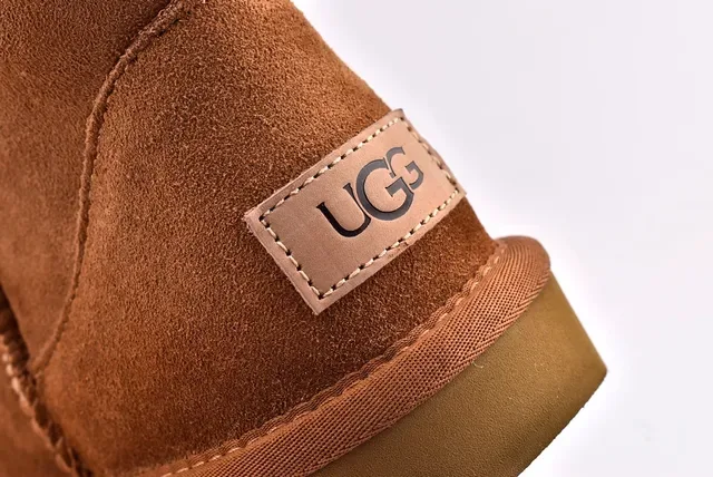 UGG Classic Mini Chestnut Suede Snow Boots 5