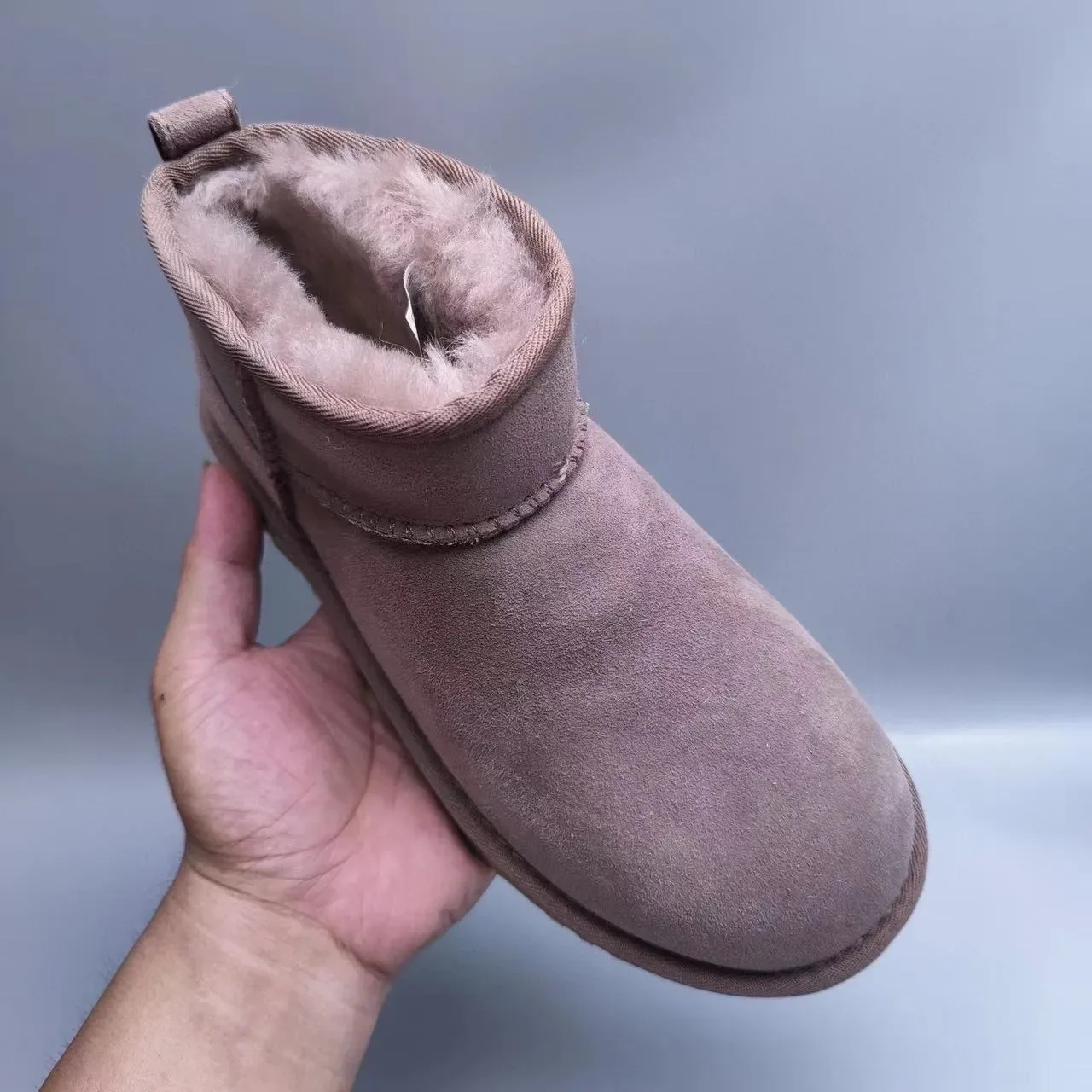 UGG Classic Mini Dusty Mauve Snow Boots 4