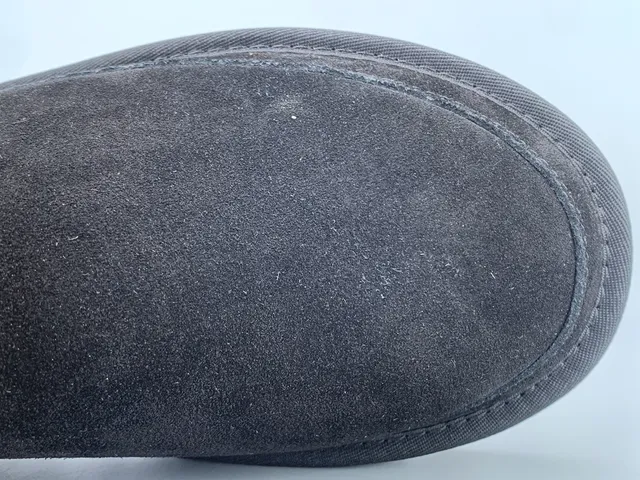 UGG Tasman Black Suede Strap Slippers 7