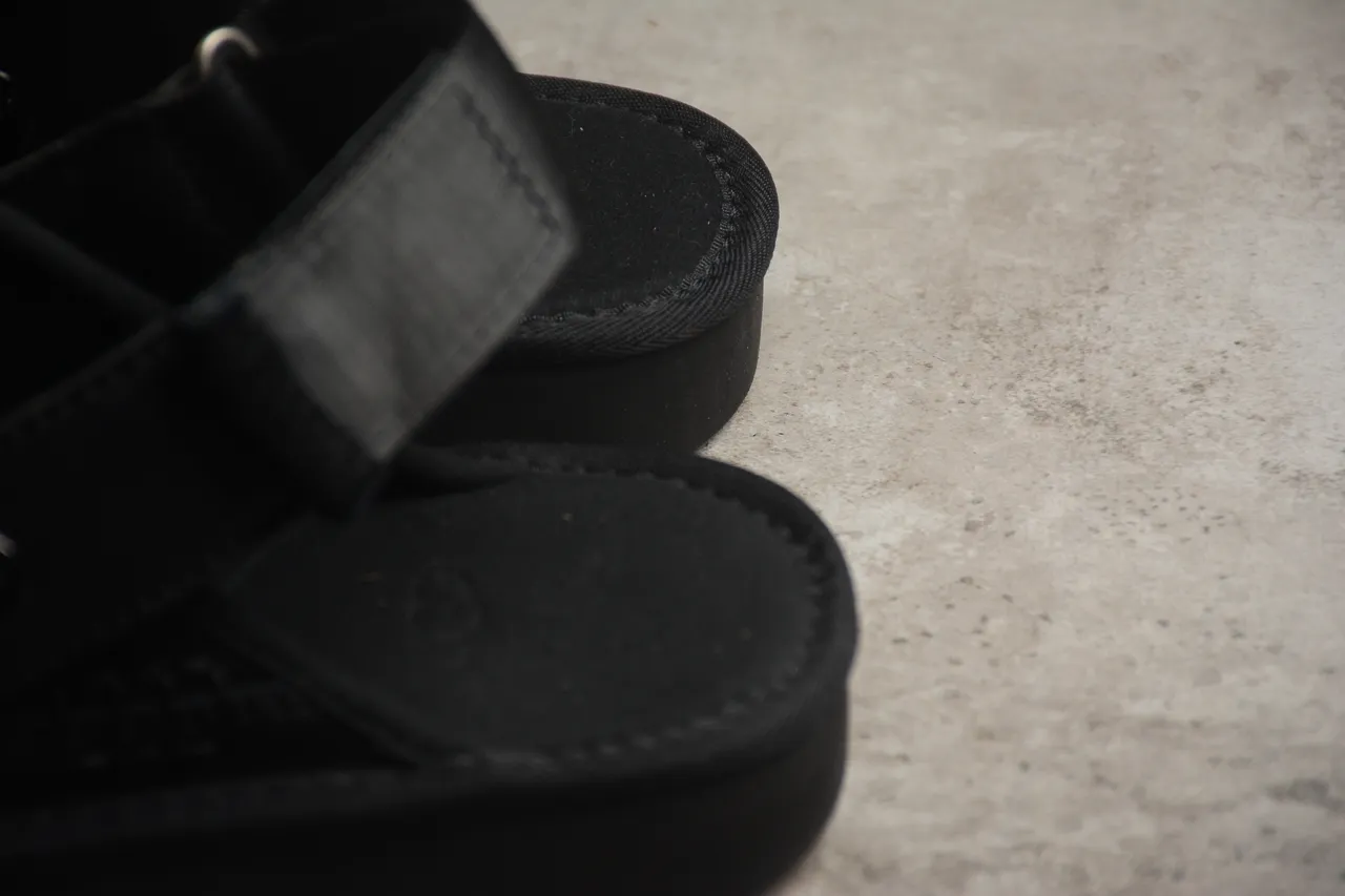 UGG Tasman Black Suede Strap Slippers 13