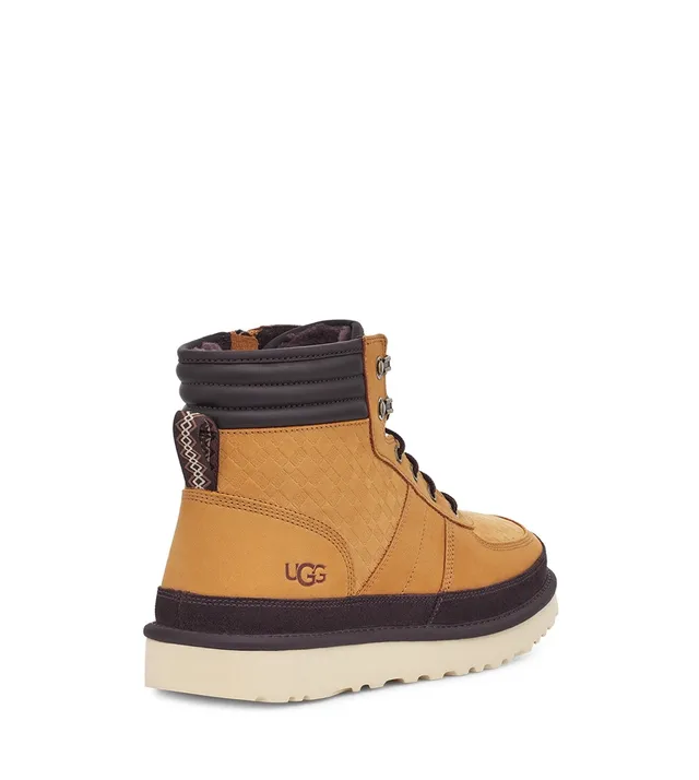 UGG Tasman Tan Quilted Padded Collar Work Boot 4