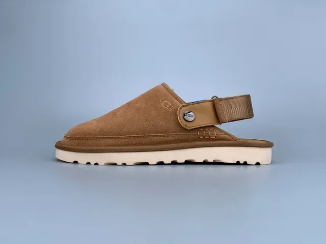 UGG Tasman Tan Suede Slip-On Slippers 2