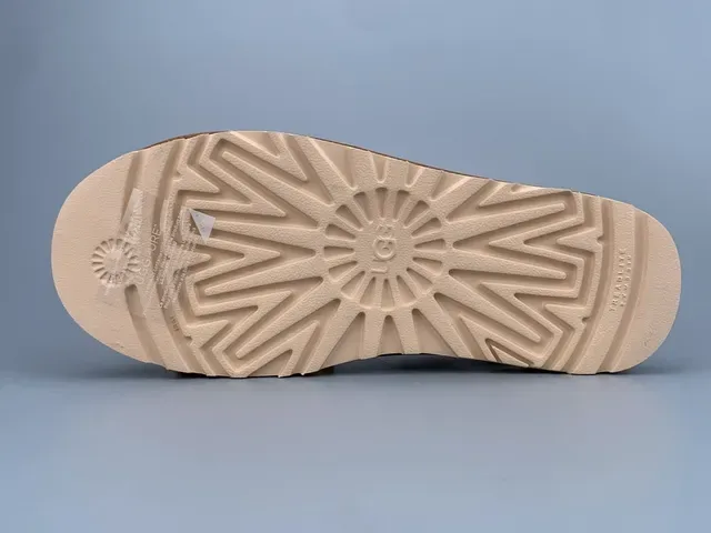 UGG Tasman Tan Suede Slip-On Slippers 4