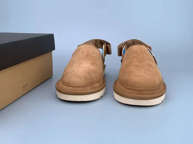 UGG Tasman Tan Suede Slip-On Slippers 8