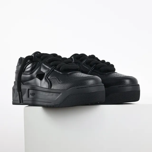 Valentino Black Platform Sole Lifestyle Sneakers 3