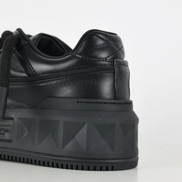 Valentino Black Platform Sole Lifestyle Sneakers 4