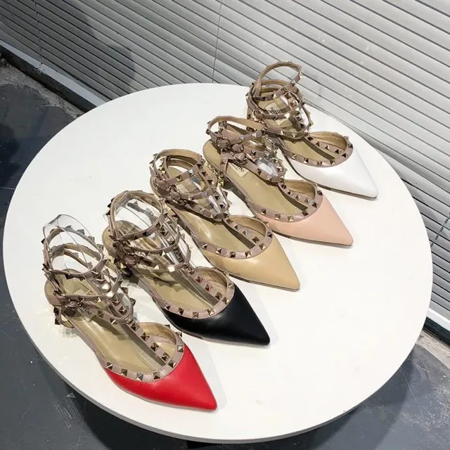 Valentino Rockstud Beige Studded PVC-Strap Pumps 6