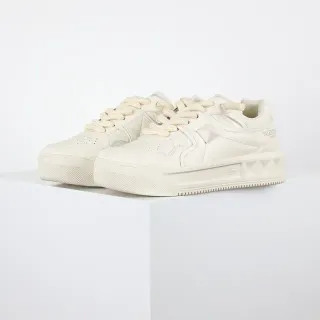 Valentino Rockstud Off-White Platform Lifestyle Sneakers