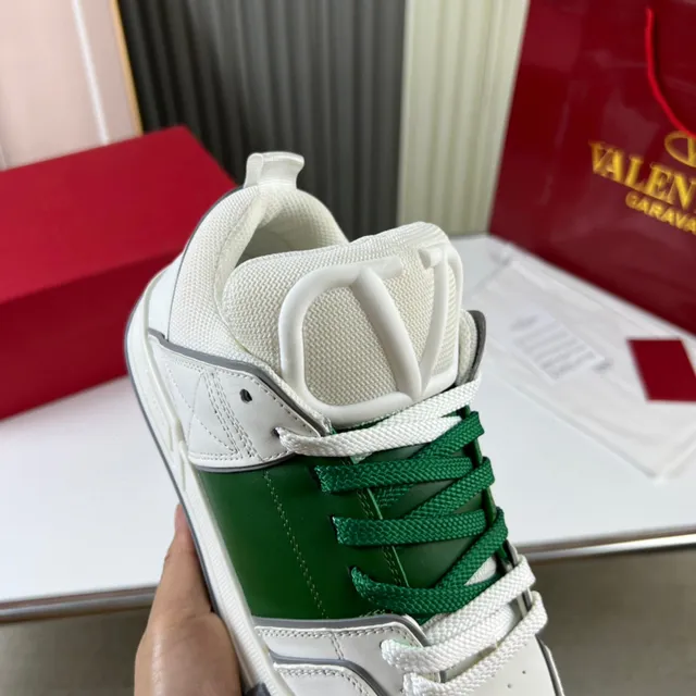 Valentino Rockstud sneakers blanc vert gris lifestyle sneakers 2