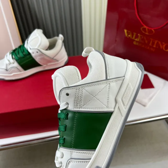 Valentino Rockstud sneakers blanc vert gris lifestyle sneakers 3
