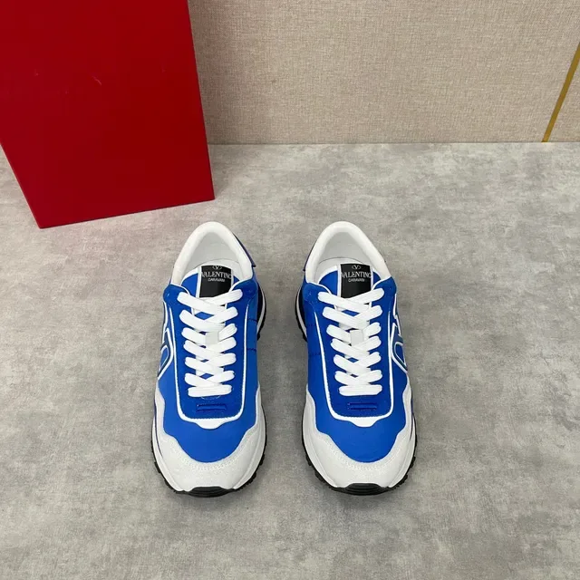 Valentino VLTN Runner Blue White Gray Chunky Sneakers 9