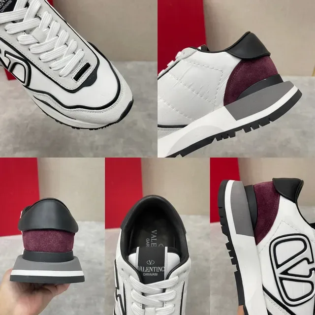 Valentino VLTN Runner blanc noir bordeaux lifestyle sneakers 2