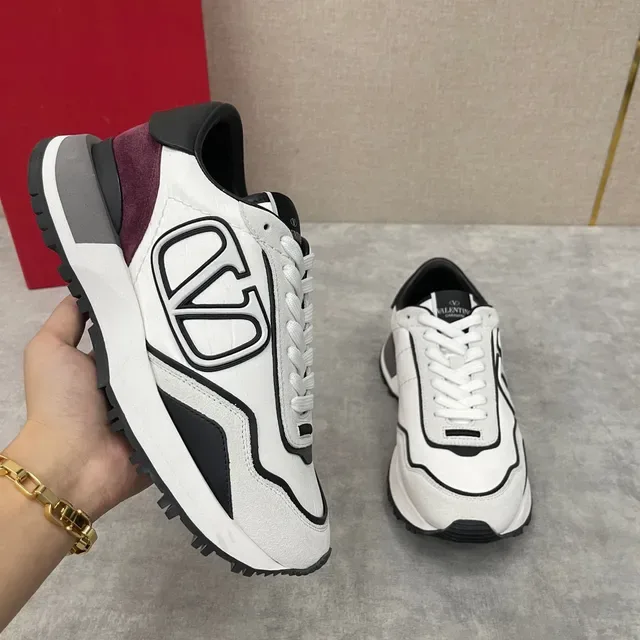 Valentino VLTN Runner blanc noir bordeaux lifestyle sneakers 6