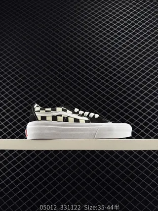 Vans Old Skool Checkerboard Black Cream Skateboard Shoes 2