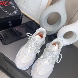Versace Greca Odissea Sneakers Chunky Blanches