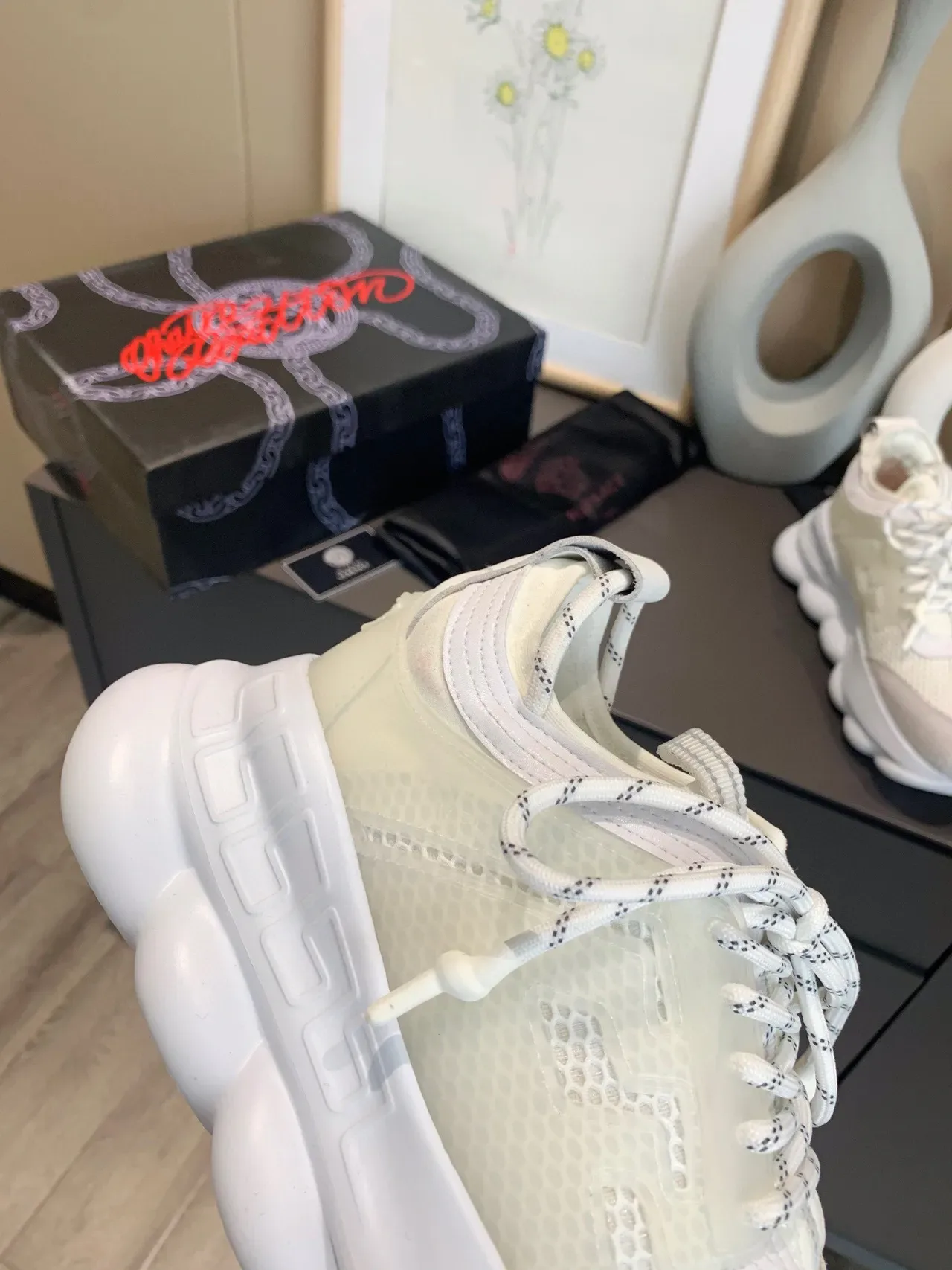 Versace Greca Odissea White Chunky Sneakers 3