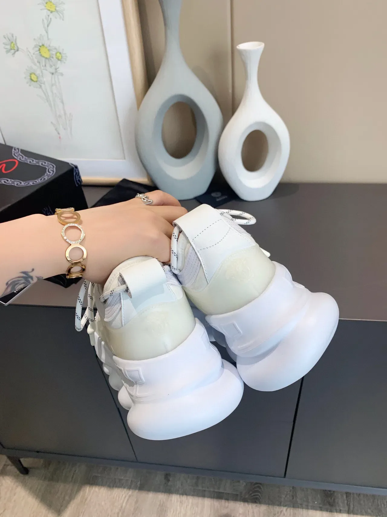 Versace Greca Odissea White Chunky Sneakers 5