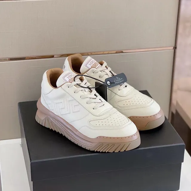 Versace Odissea Off-White e Beige tênis lifestyle 7