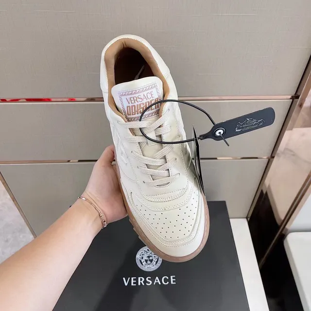 Versace Odissea Off-White e Beige tênis lifestyle 8