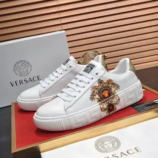 Versace Odissea Zapatillas Lifestyle Blancas con estampado Baroque