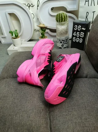 Y-3 Lightstrike Pro Pink and Black Running Shoes 6