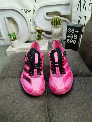 Y-3 Lightstrike Pro Pink and Black Running Shoes 10