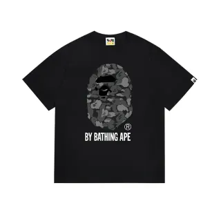 A Bathing Ape ABC Camo एप हेड काली टी-शर्ट