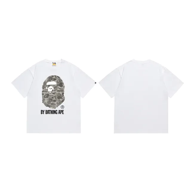 A Bathing Ape ABC Camo एप हेड काली टी-शर्ट 4