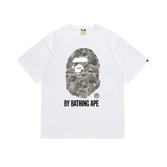 A Bathing Ape ABC Camo एप हेड काली टी-शर्ट 5