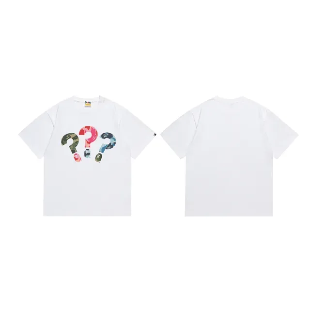 A Bathing Ape ABC Camo Question Mark Graphic T-Shirt 4