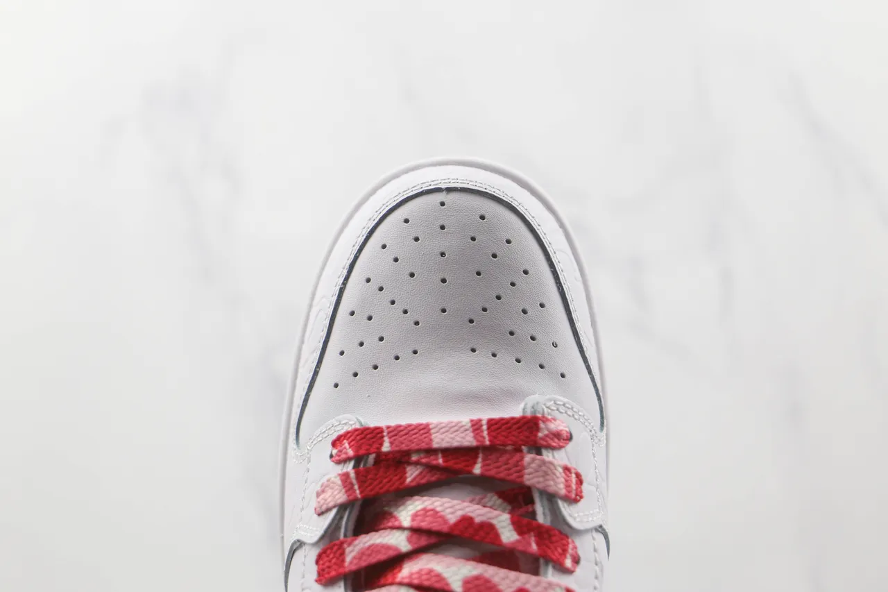 A Bathing Ape BAPE GOOSE blanc rose étoile chaussures lifestyle 6