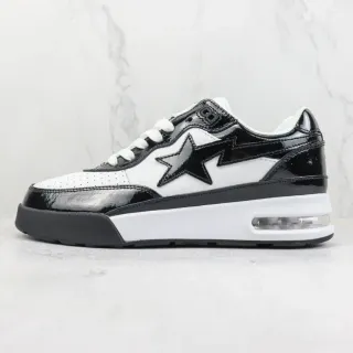A Bathing Ape BAPE STA Air Black White Lifestyle Sneakers