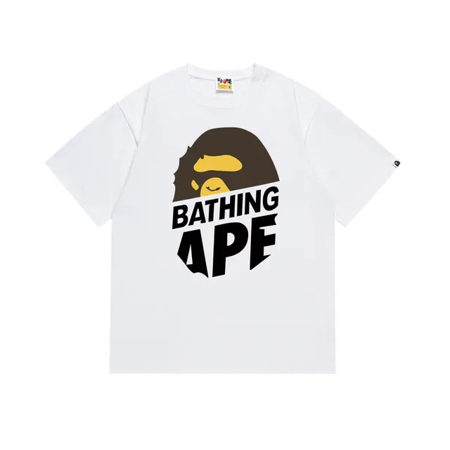 A Bathing Ape Bathing Ape ग्राफिक प्रिंट काली टी-शर्ट 5