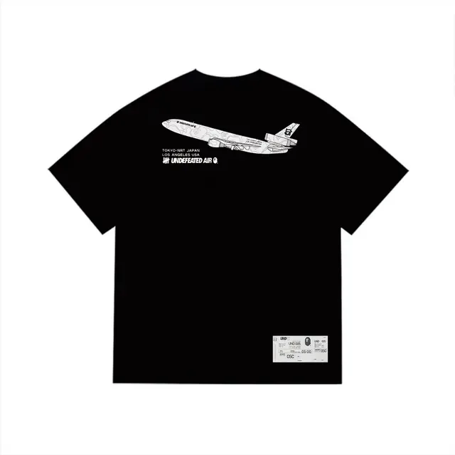 A Bathing Ape Black Blue Graphic Print Camouflage Head T-Shirt 6