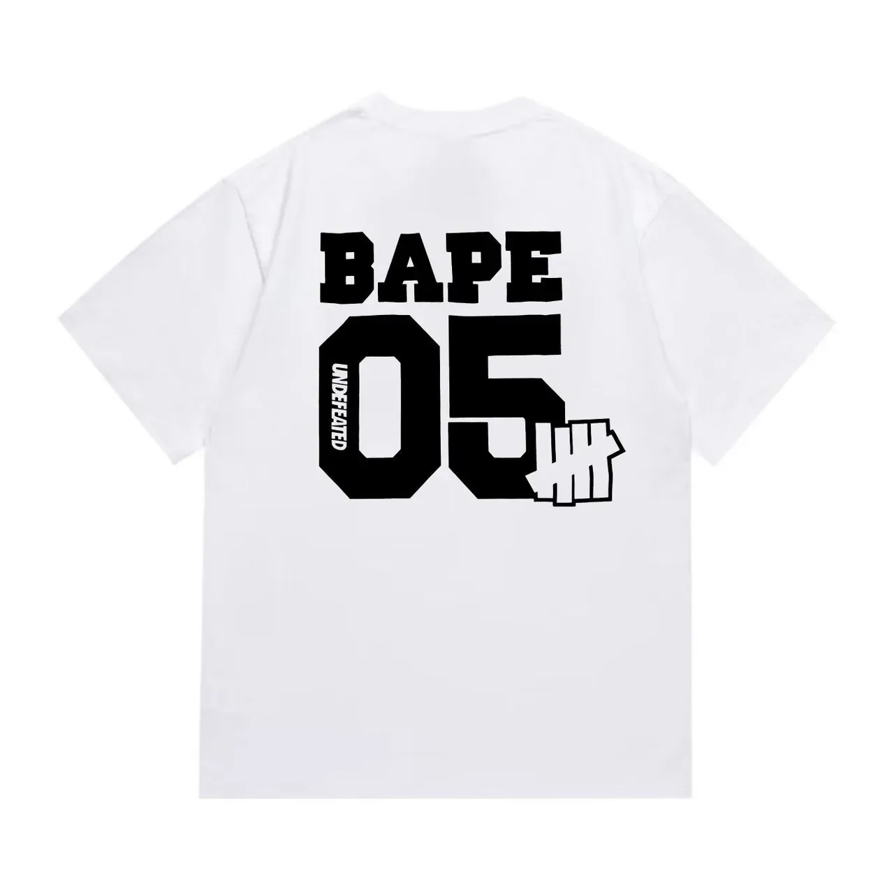 A Bathing Ape UNDEFEATED x BAPE Black Army Green Graphic-Print Crewneck T-Shirt 2