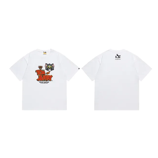 A Bathing Ape x Tom and Jerry Baby Milo Graphic Black T-Shirt 4