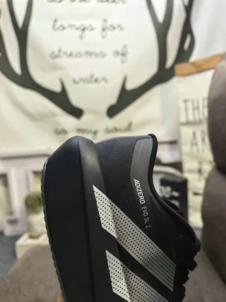 Adidas Adizero Evo SL 2 Off-White and Red Chaussures de course 3