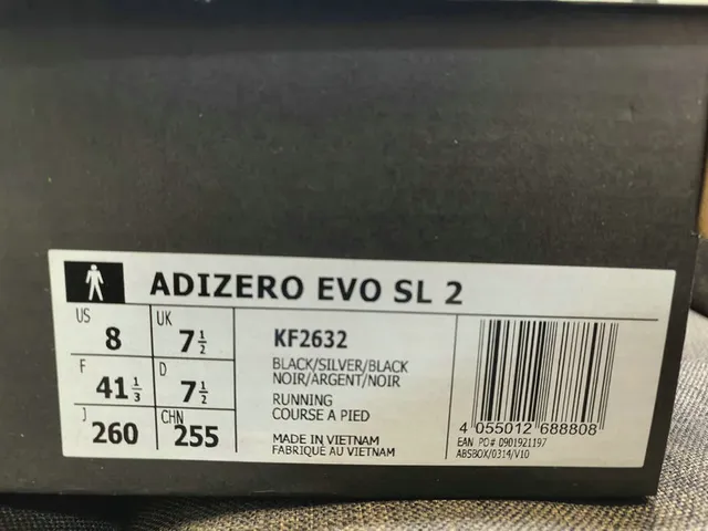 Adidas Adizero Evo SL 2 Off-White and Red Chaussures de course 12