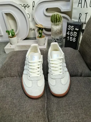 Adidas Beige Brown Low-Top Gum Sole Lifestyle Sneakers 10