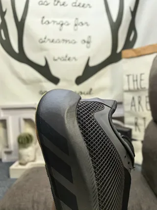 Adidas Black and Gray Mesh Lifestyle Sneakers 3