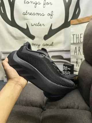 Adidas Black and Gray Mesh Lifestyle Sneakers 5