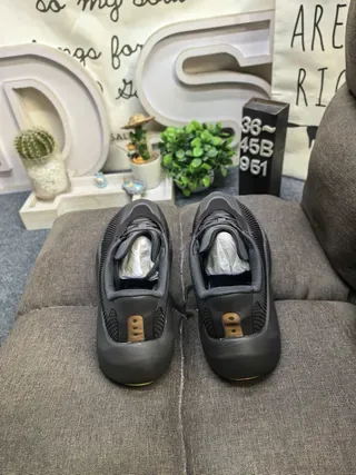 Adidas Black and Gray Mesh Lifestyle Sneakers 8