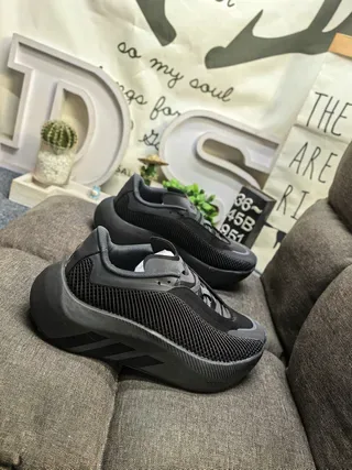 Adidas Black and Gray Mesh Lifestyle Sneakers 9