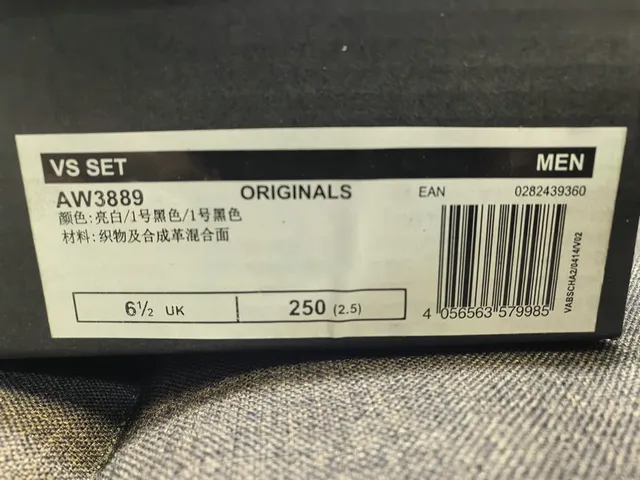 Adidas Black and White Three-Stripe Lifestyle Sneakers 2