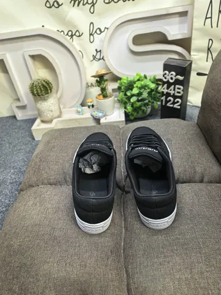 Adidas Black and White Three-Stripe Lifestyle Sneakers 18