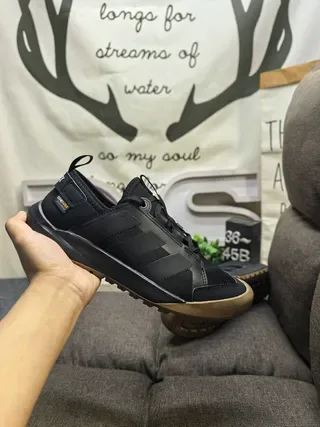 Adidas Tênis Lifestyle Preto e Marrom Low-Top com Cadarços 5