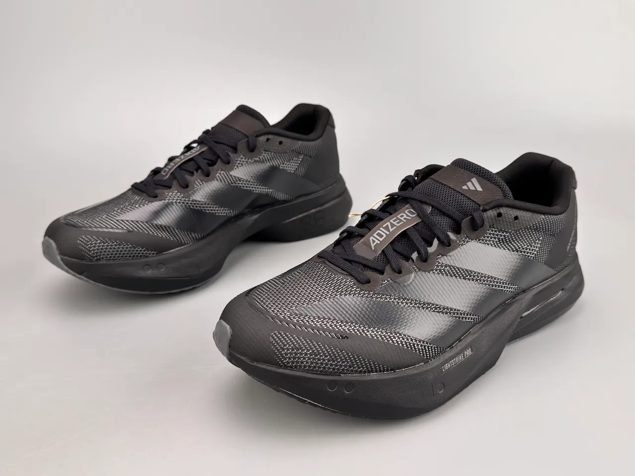 Adidas Black Monochromatic Engineered Mesh Upper Running Shoes 5