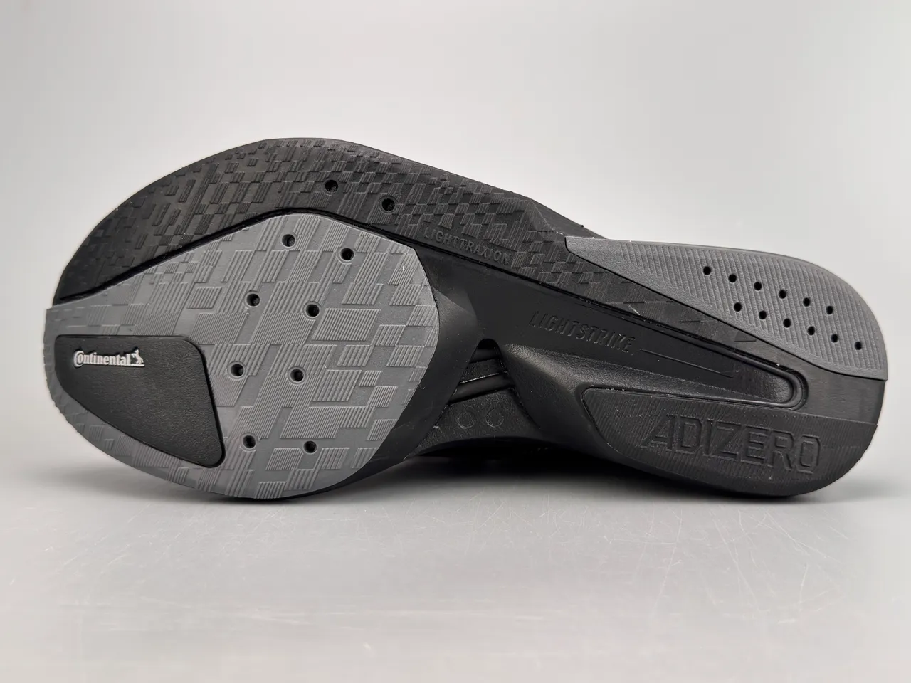 Adidas Black Monochromatic Engineered Mesh Upper Running Shoes 8