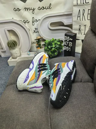 Adidas Black Multicolor Multi-Layered Synthetic Cage Wave-Shaped Overlays Chunky Sneakers 16